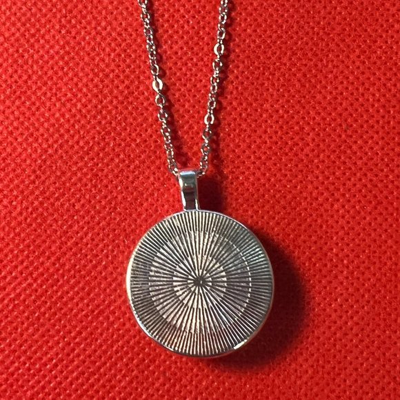 Vintage Microscope Silver Tone Pendant Necklace - Picture 4 of 5